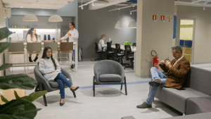 espaço de coworking de uso exclusivo dos profissionais da saúde na Deltamed