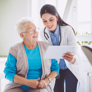 medica e paciente